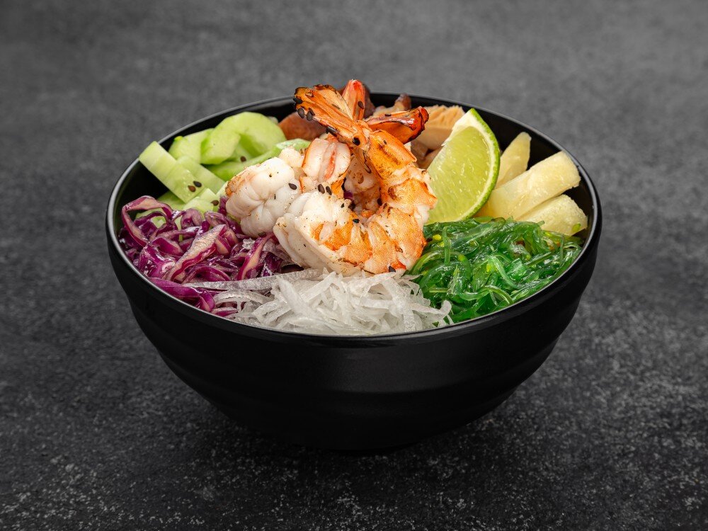 Поке с креветкой