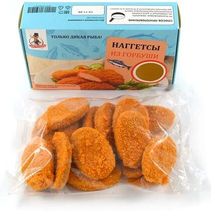 Наггетсы из горбуши в панировке 400г
