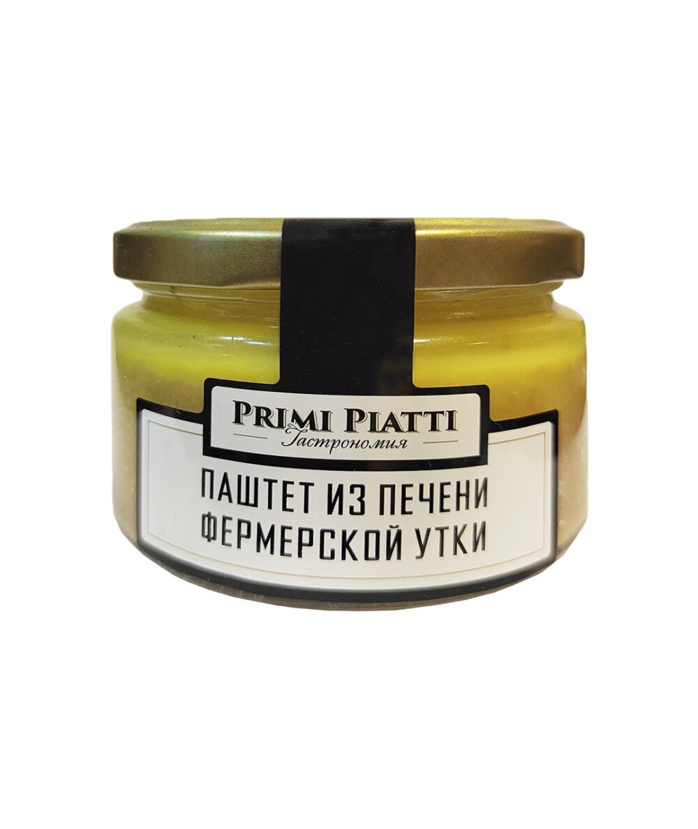 Паштет из печени фермерской утки 180гр. "Primi Piatti"