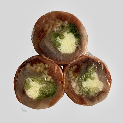 Рулет тресковый с брокколи и творожным сыром, кг