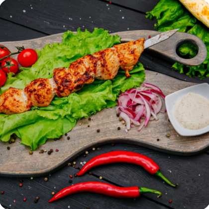 Шашлык из индейки