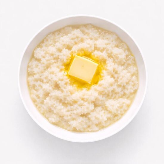 Каша рисовая на молоке с маслом