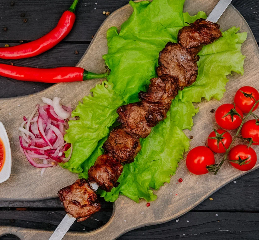 Шашлык из cвинoй шеи