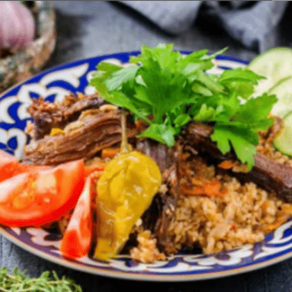 Плов «По-самаркандски» с говядиной