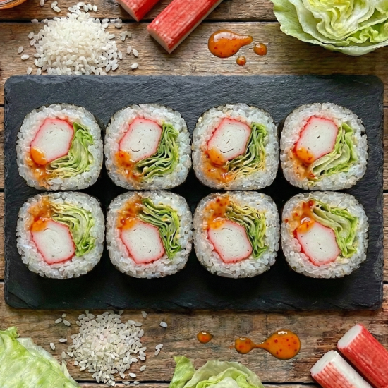 Ролл «Сочный» с крабом