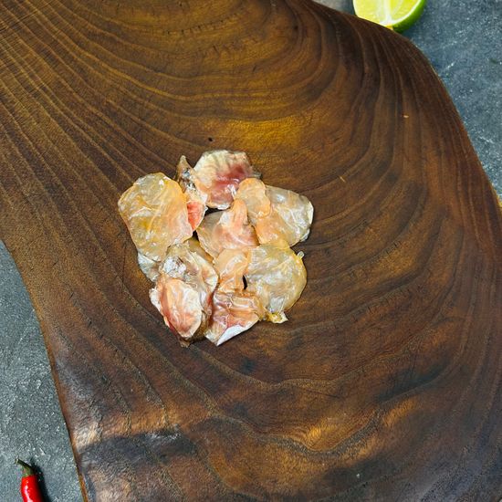 Щечки судака вяленые