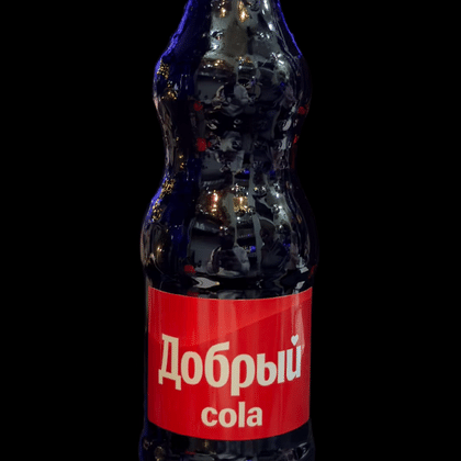 Кола в стекле