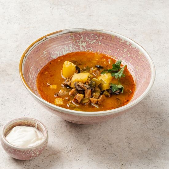 Мясной с оливками