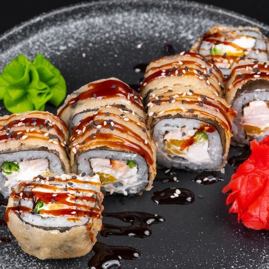 Жареный с курицей