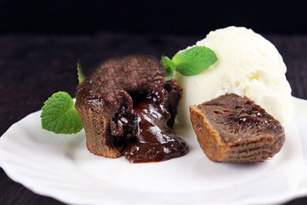 Шоколадный фондан