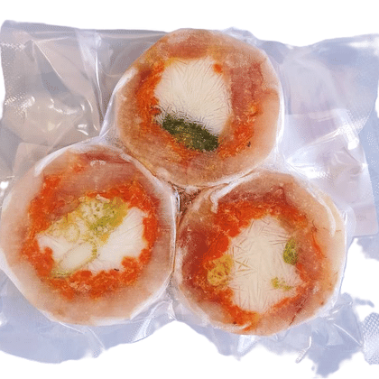 Рулет тресковый с брокколи и творожным сыром