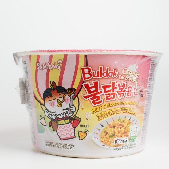 Лапша рамен со вкусом крем карбонара