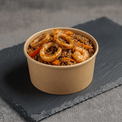 Рис с морепродуктами