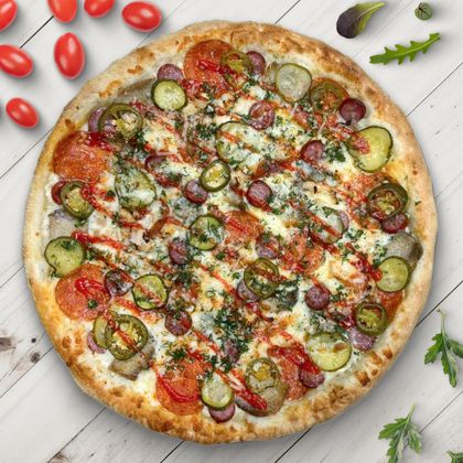 Пицца «Мясная острая»