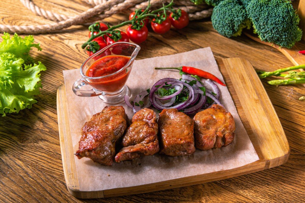 Шашлык из свиной шейки