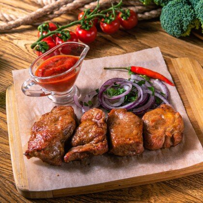 Шашлык из свиной шейки