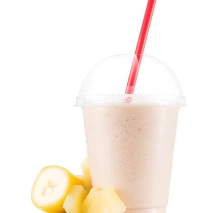 Банановый молочный коктейль