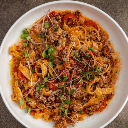 Фетучини болоньезе