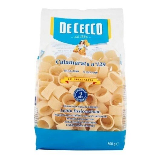 Паста De Cecco №129 Каламарата, Италия, 500 г