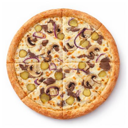 Пицца «Бефстроганов»