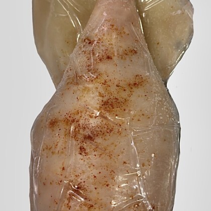 Кальмар фаршированный рыбой лососевых пород и гребешком, кг