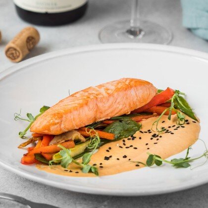 Семга «По-адмиральски»