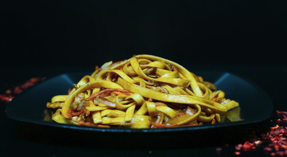 Удон со свининой