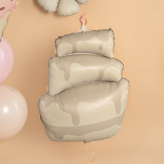 ≈ 93 см, Фигура, Торт, Кремовый, Сатин