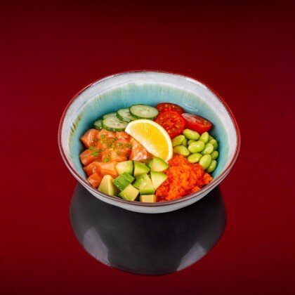 Поке с лососем