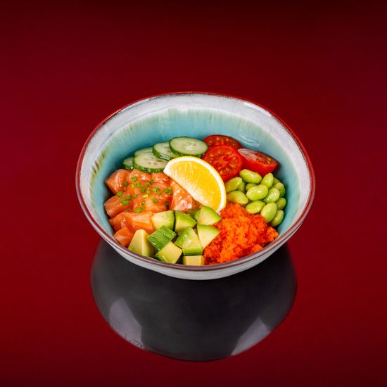 Поке с лососем