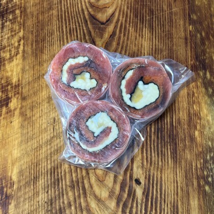 Рулет из кеты с моцареллой и ананасом, кг