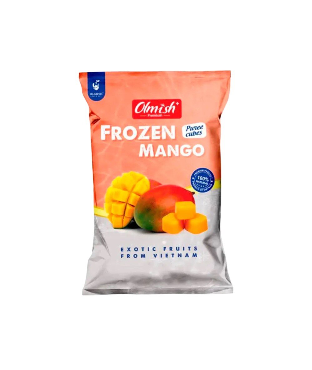 Манго пюре кубиками в подложке замороженный Olmish Premium 500гр.