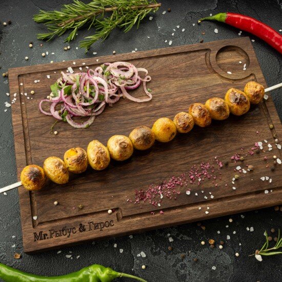 Картофель на мангале