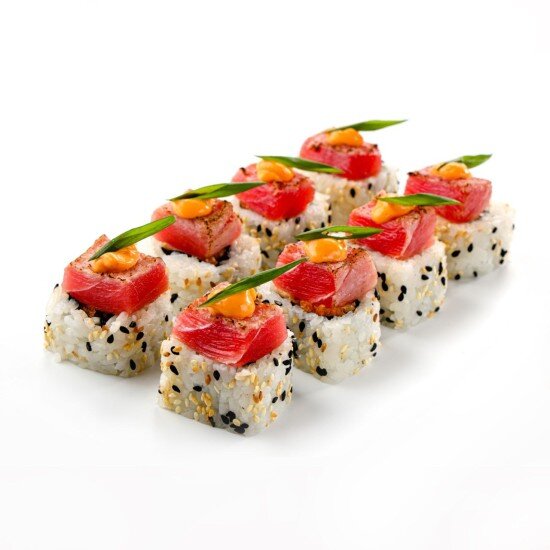 Тунец спайси с креветкой темпурой