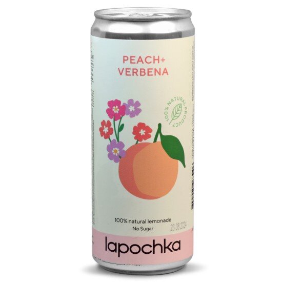 Лимонад Лапочка персик вербена