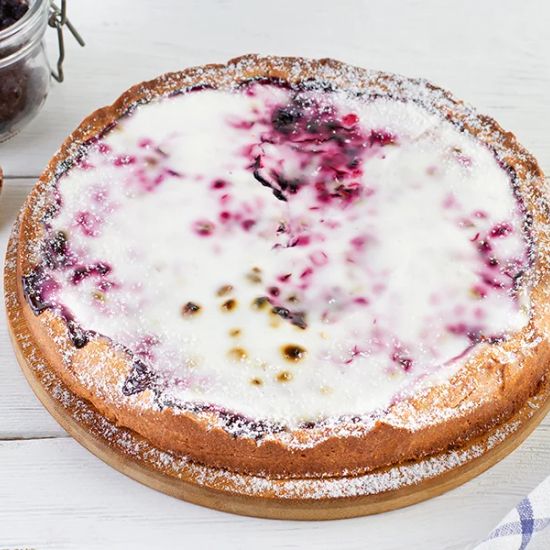 Пирог «Черника со сметаной»