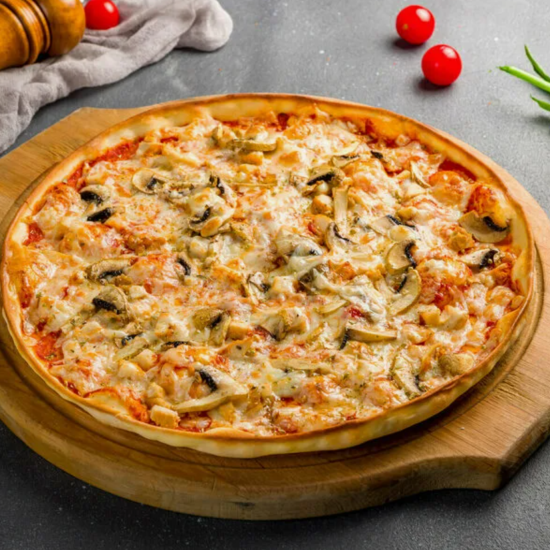 Курица и грибы