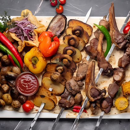 № 29 Шашлычный сет Барашек с овощами