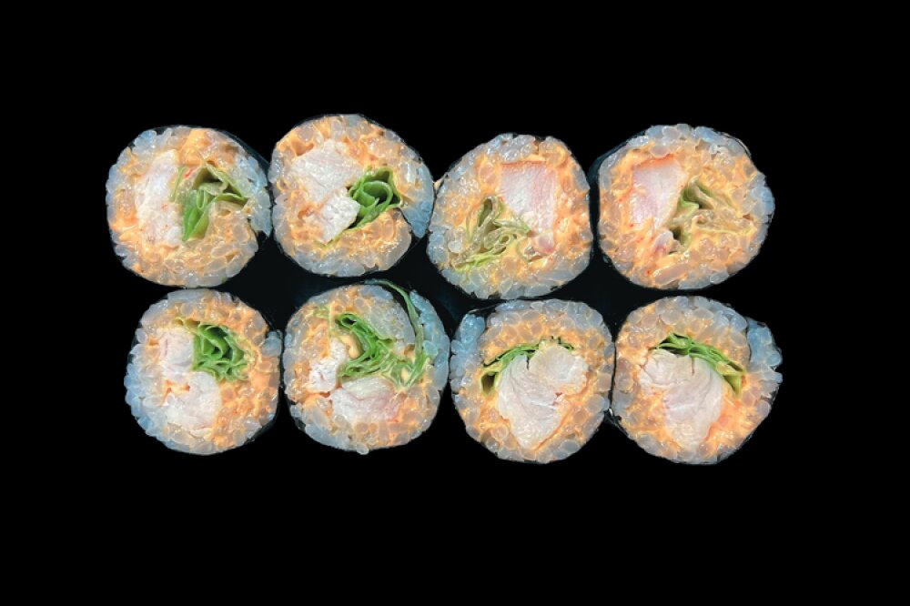 Ролл «Сочный» с копченной курицей