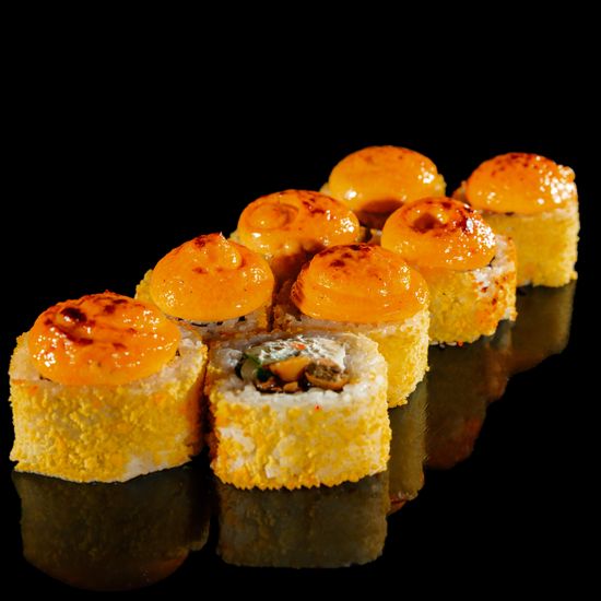 Запечённый с мидиями