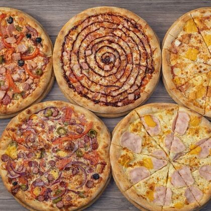 Сет из 5-и пицц 33 см
