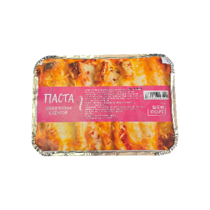 Паста каннеллони с семгой