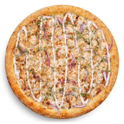 Пицца "по-Сибирски" с пельменями