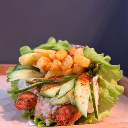 Гирос с креветкой