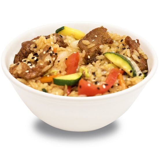 Рис со свининой