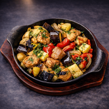 Курица с овощами