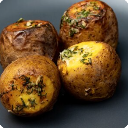 Картофель с ароматным маслом