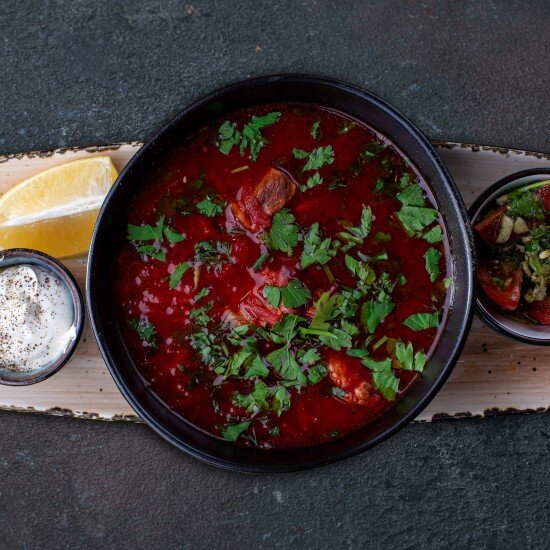 Борщ с телятиной