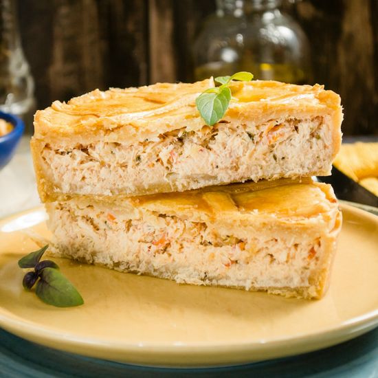 Киш с курицей