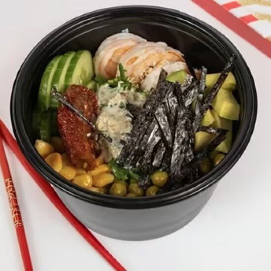 Поке с креветками